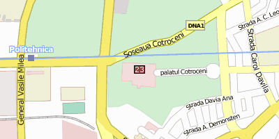 Stadtplan Schloss Cotroceni