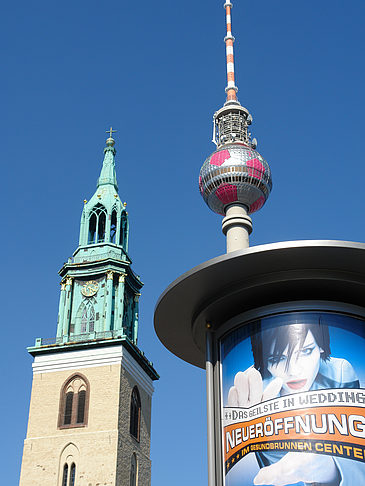 Fernsehturm und Marienkirche Fotos