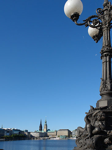 Laterne und Binnenalster Foto 