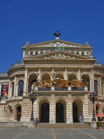 Alte Oper mit Opernplatz Foto 