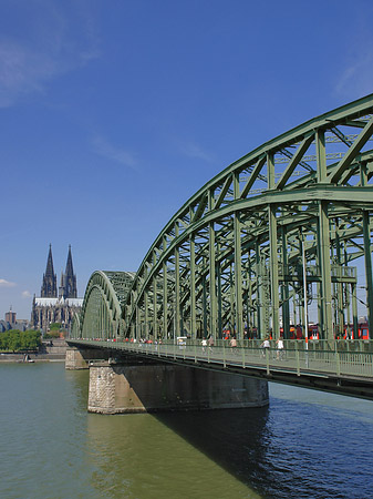 Hohenzollernbrücke am Kölner Dom