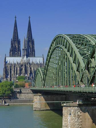 Fotos Hohenzollernbrücke am Kölner Dom