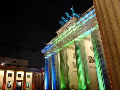 Brandenburger Tor bei Nacht Foto 