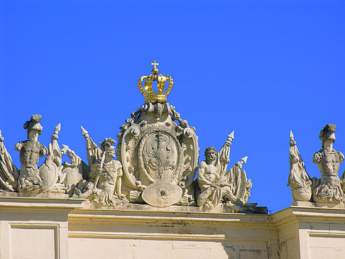 Krone auf dem Brandenburger Tor Fotos