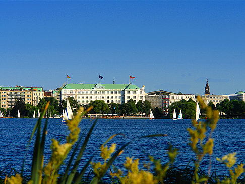 Foto Blick nach Osten von der Außenalster - Hamburg