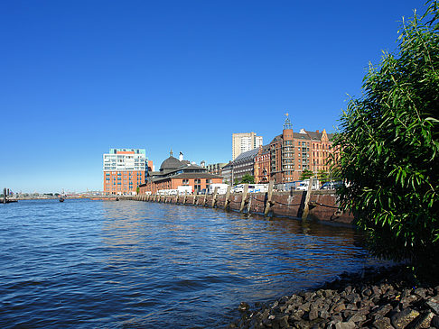 Foto Blick auf den Hafen - Hamburg