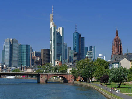 Skyline von Frankfurt Foto 