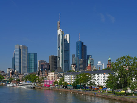 Skyline von Frankfurt Fotos