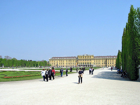 Schlossgarten des Schloss Schönbrunn